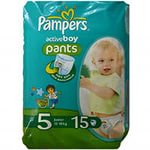 Подгузники Pampers "Activ boy" трусики N5 15 штук